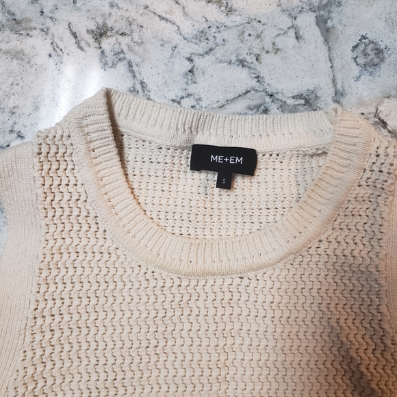 Cream Sweater Vest - Picture 3 of 3